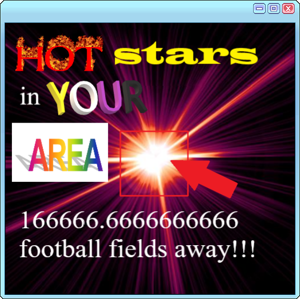 Hot stars in your area