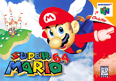 Super Mario 64 North American box art